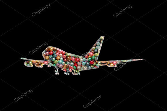 Airplane Pilot Beads Colorful Embroidery Review