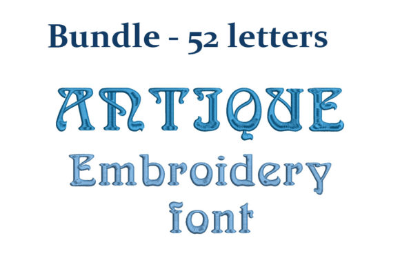 Antique Monogram Font Embroidery Bundle Review