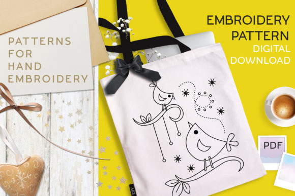 Birds Hand Embroidery Pattern Review
