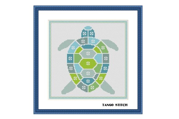 Blue Turtle Cute Animals Easy Embroidery Review