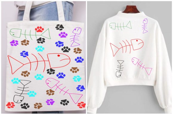 Cute Fish Pattern Embroidery Review for Apparel Design