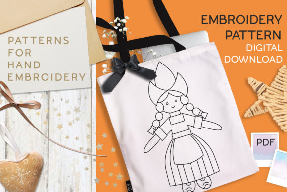 DIY Dutch Girl Embroidery Review