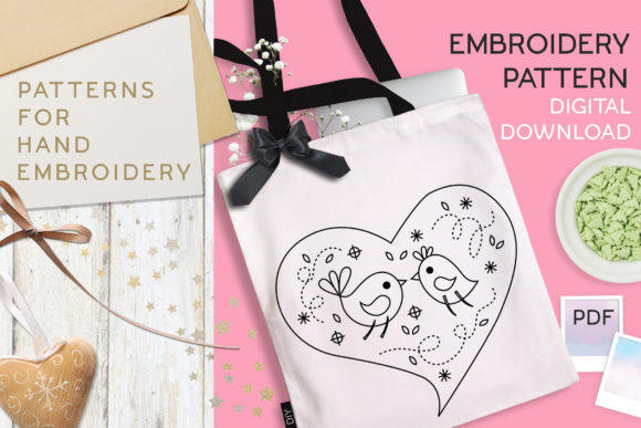 DIY Embroidery Love Birds Review