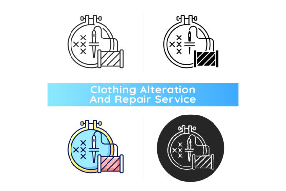Embroidery Black Linear Icon Review for Etsy Sellers