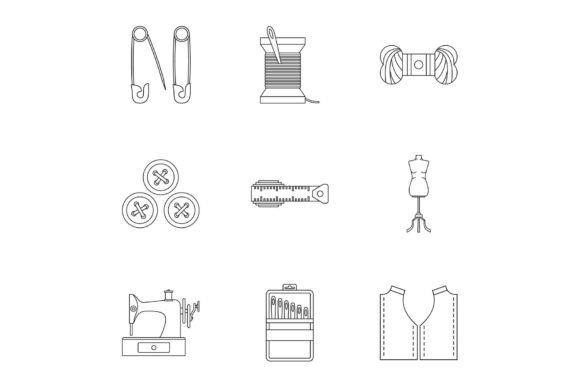 Embroidery Kit Icons Set Review for Personalized Gifts