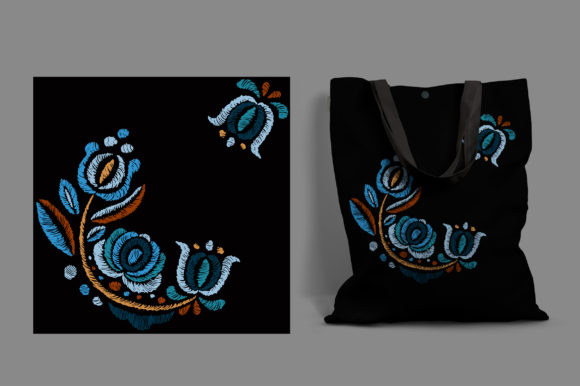 Embroidery on a Black Background Review