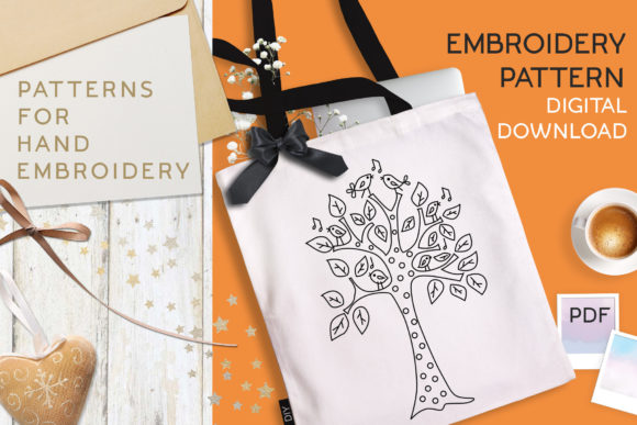 Embroidery Pattern Birds Sing Review for Boutique Sweatshirts