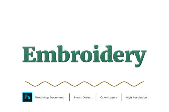 Embroidery Text Layer Style Review for Boutique Sweatshirts