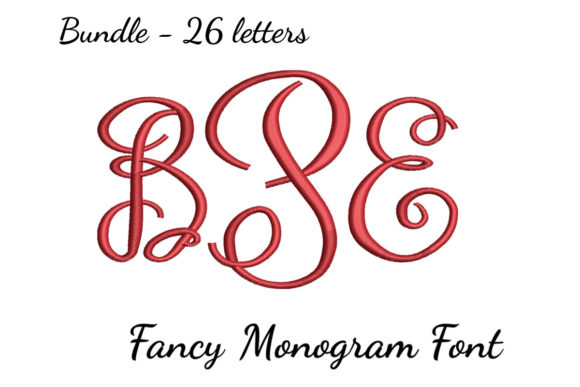 Fancy Monogram Font Embroidery Bundle Review
