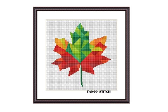 Geometric Maple Leaf Cross Stitch Review