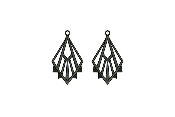 Grey Earrings Embroidery Design Review
