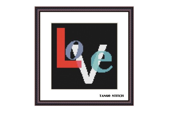 Love Typography Romantic Cross Stitch Review