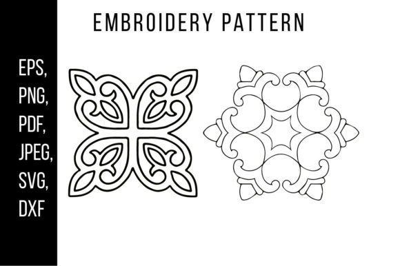 Mandala Style Embroidery Pattern Design Review