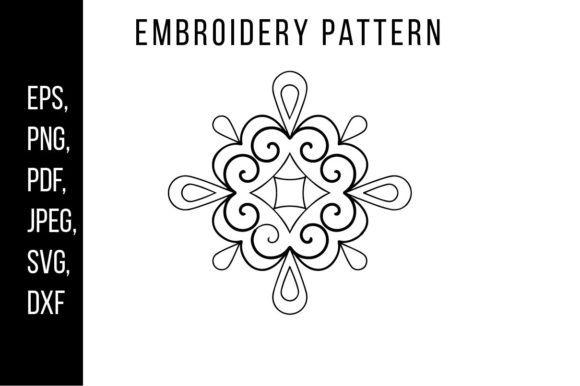 Mandala Style Embroidery Pattern Review