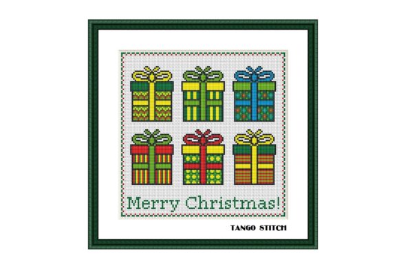 Simple Gift Boxes Christmas Cross Stitch Review
