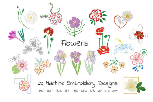 The Beautiful Flowers Embroidery Bundle Review
