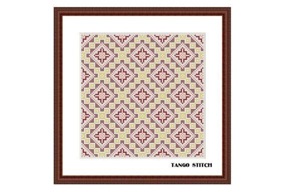Yellow Cross Stitch Ornament Embroidery Review
